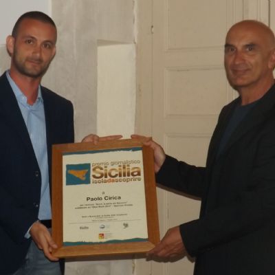 Consegna del premio a Paolo Cirica